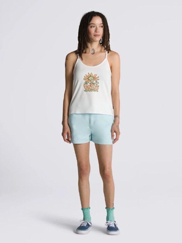 vans Camisole femme twisted floral halter marshmallow