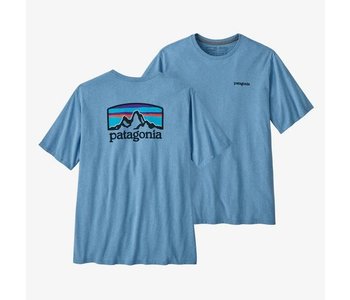 T-shirt homme fitz roy horizons responsibili-tee lago blue