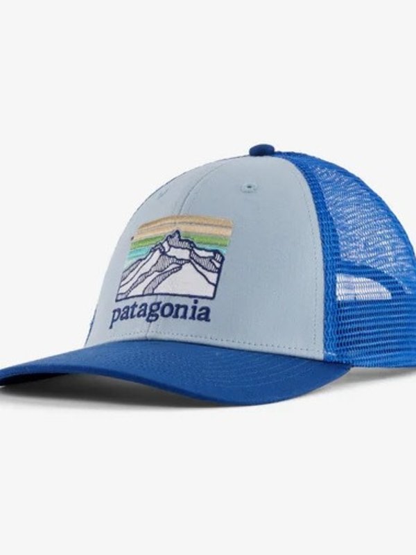 Patagonia Casquette homme line logo ridge lopro trucker steam blue