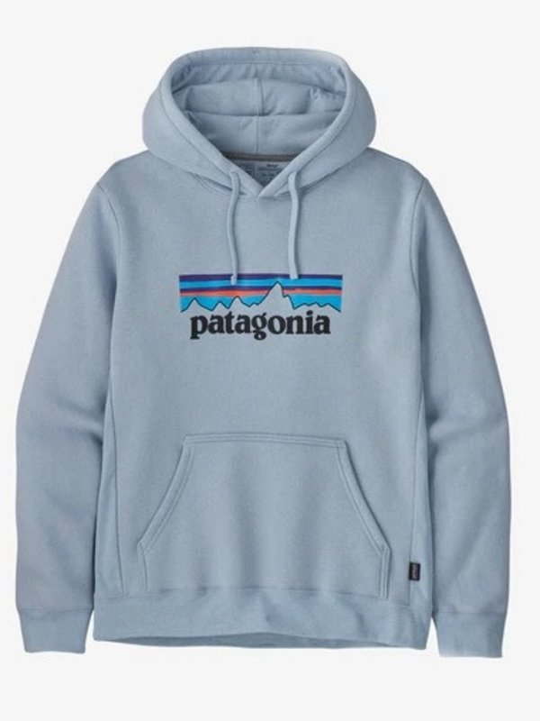 Patagonia Ouaté femme p-6 logo uprisal steam blue