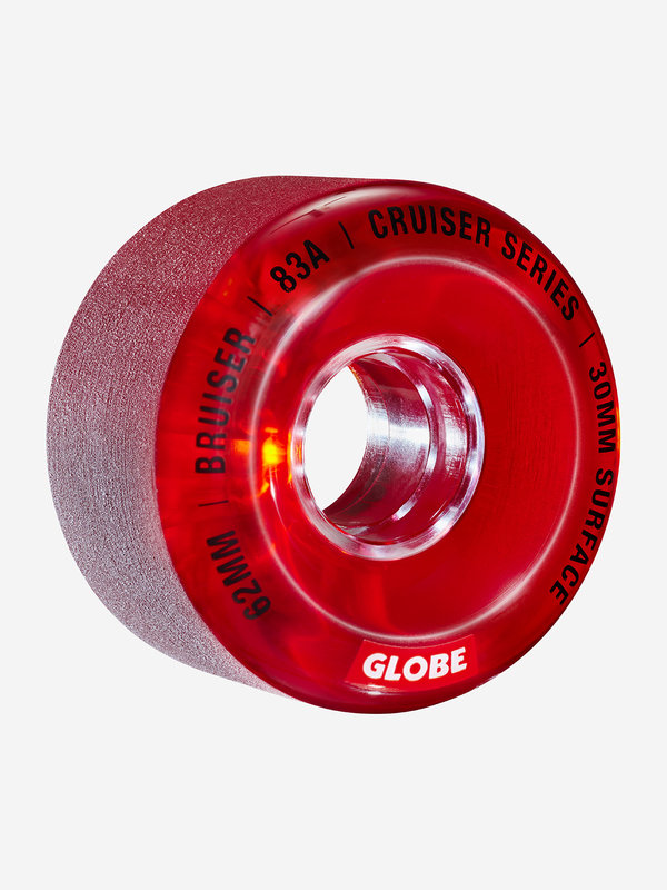 globe Roue cruiser bruiser clear red 83A