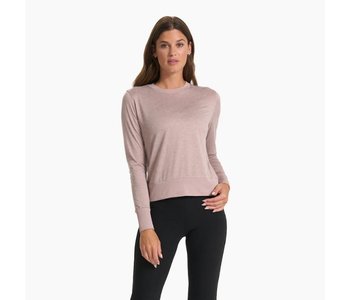 Chandail long femme daydream crew umber heather