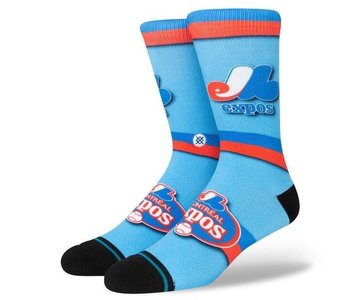 Bas homme MLB expos cooperstown light blue