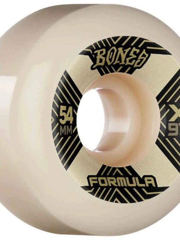 bones Roue skateboard xcell v6 wide-cut x-formula 97A natural