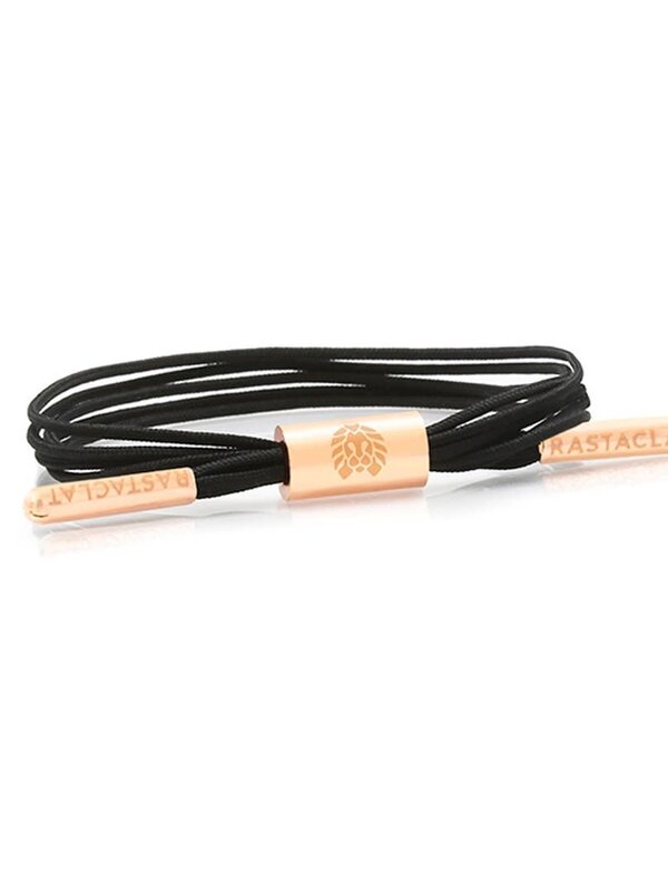 rastaclat Bracelet femme multi lace Zoe black/peach/gold