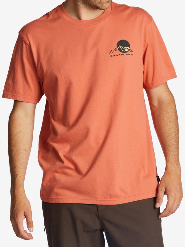 billabong T-shirt homme sunset organic coral