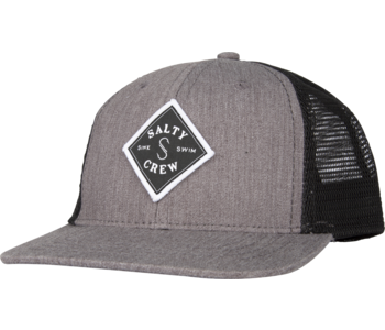 Salty crew casquette junior sealine retro trucker heather grey