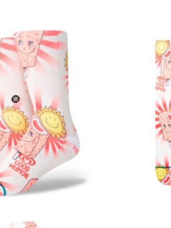 stance Bas homme good humor X stance pink
