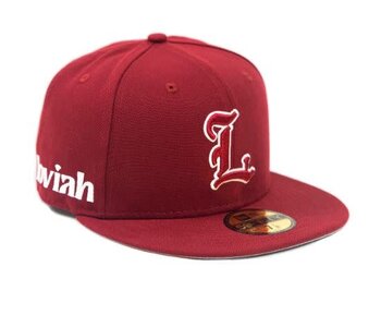 Casquette homme big L  59fifty fitted new era cardinal