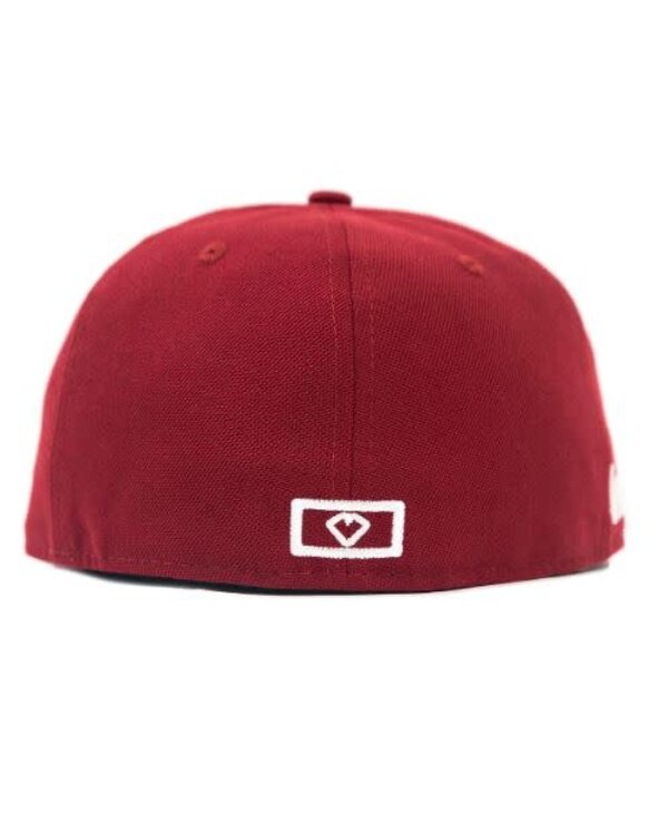 Casquette homme big L  59fifty fitted new era cardinal