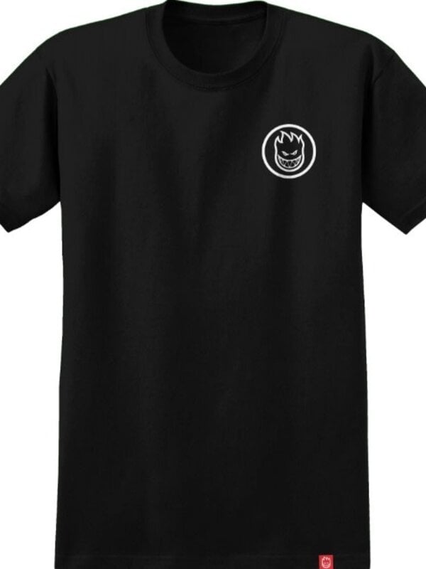 spitfire T-shirt homme classic '87 swirl black/white print