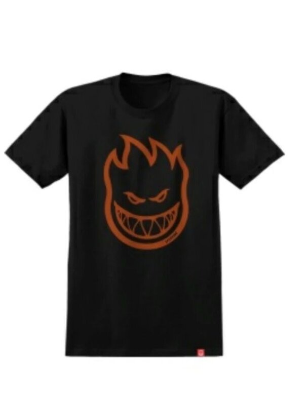 spitfire T-shirt homme bighead black/burnt orange