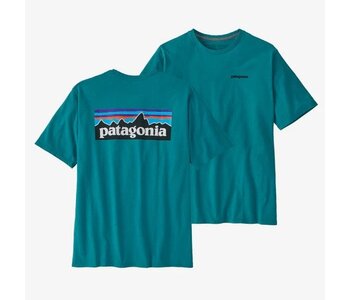 T-shirt homme p-6 logo responsibili-tee belay blue