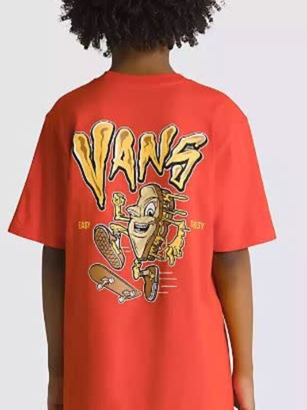 vans T-shirt junior easy chessey orange.com