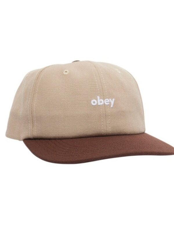 Obey Casquette homme obey shade 6 panel snapback pigment khaki multi