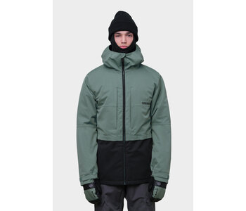 Manteau homme smarty 3-in-1 form cypress green colorblock