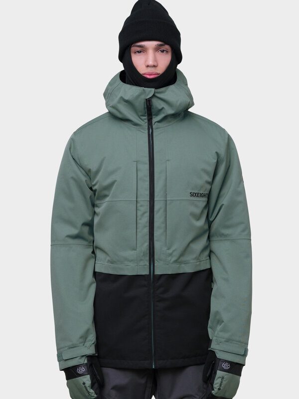 686 Manteau homme smarty 3-in-1 form cypress green colorblock