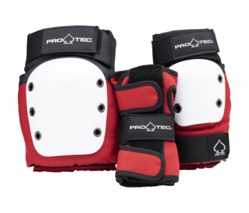 Protection junior 3 pack sets -red white black