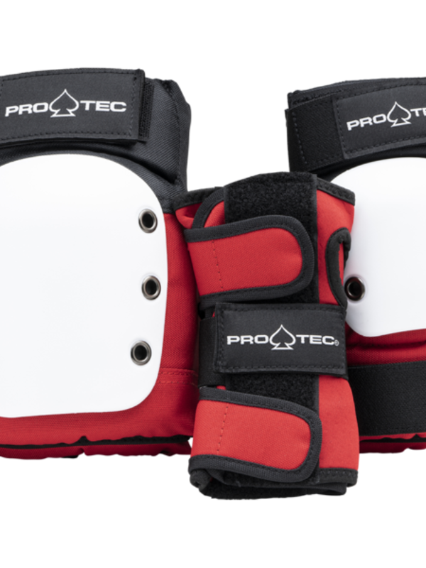 pro-tec Protection junior 3 pack sets -red white black