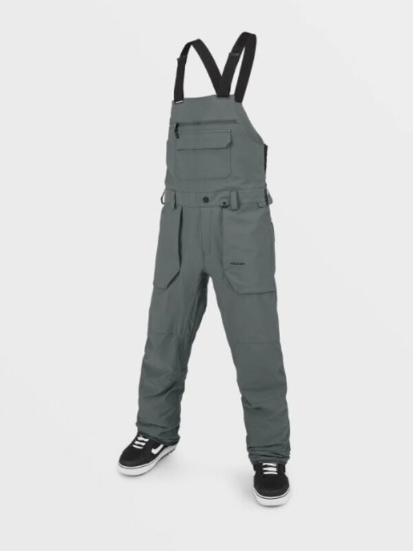 volcom Pantalon homme roan bib overall dark grey