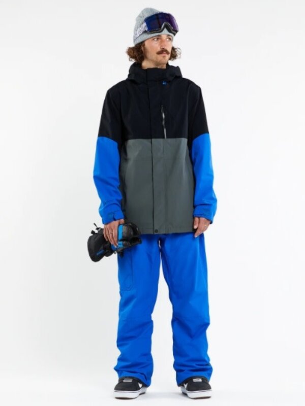 volcom Manteau homme L insulated gore-tex electric blue
