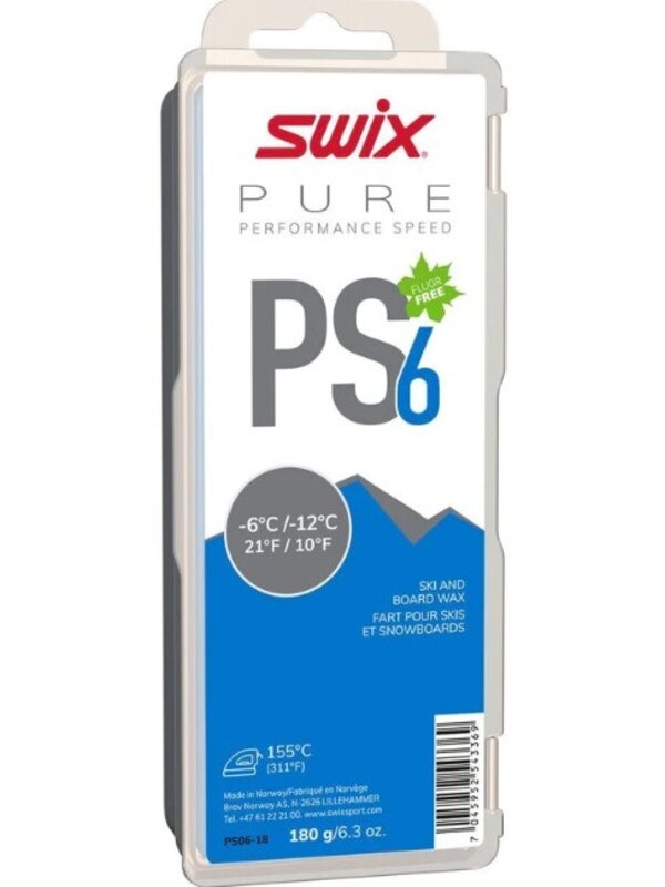 swix Cire PS6 blue glide wax -6°c/-12°c