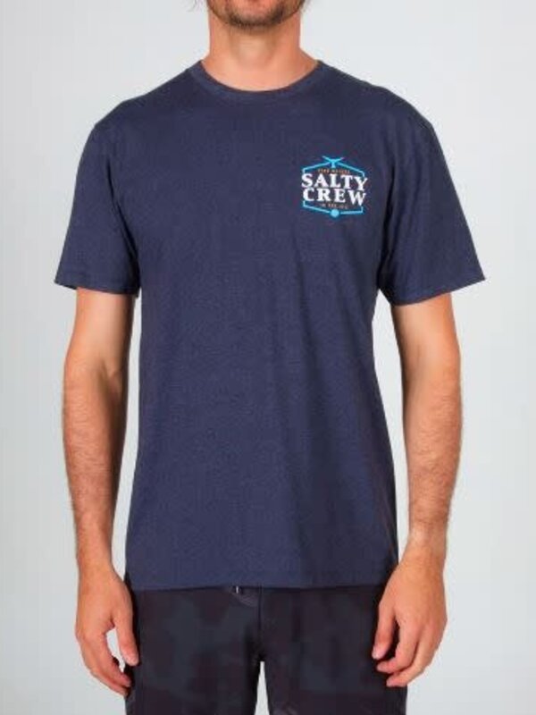 salty crew T-shirt homme skip jack premium navy/heather