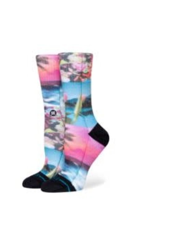 stance Bas femme take a picture crew floral