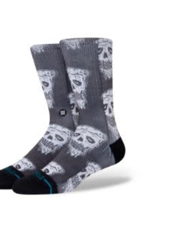 stance Bas homme pizza face white/black