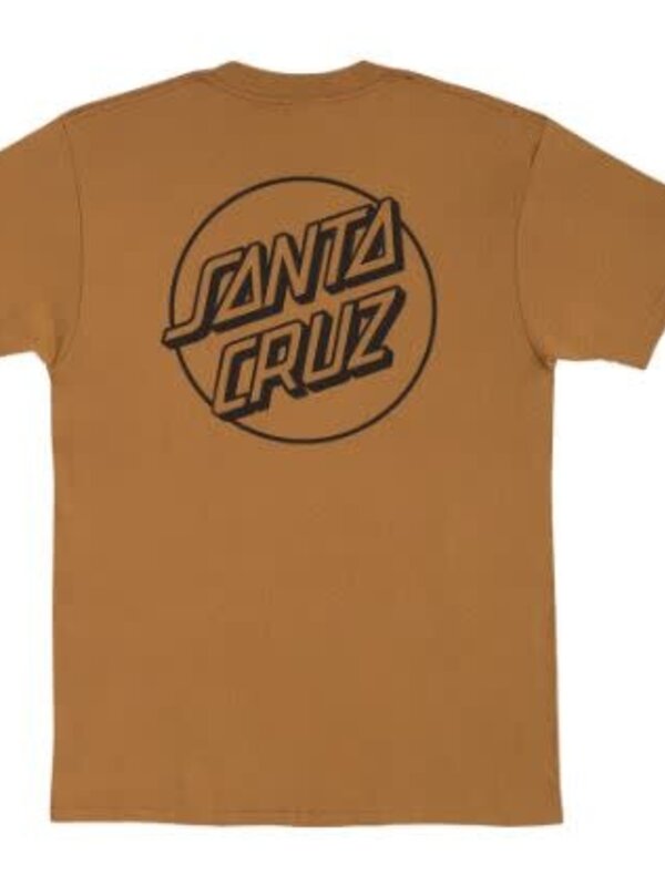 Santa Cruz T-shirt homme opus dot brown sugar
