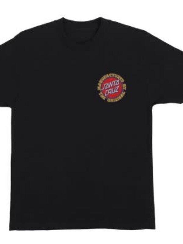 Santa Cruz T-shirt homme speed mfg dot black