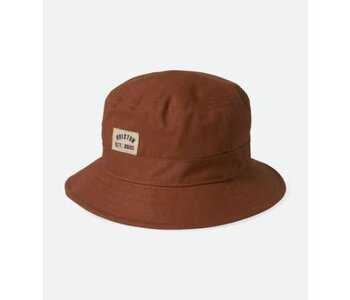 Chapeau homme woodburn packable bucket terracotta sol wash