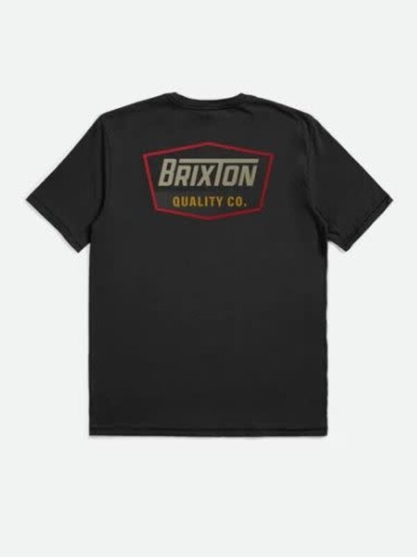Brixton T-shirt homme regal standard black/sand