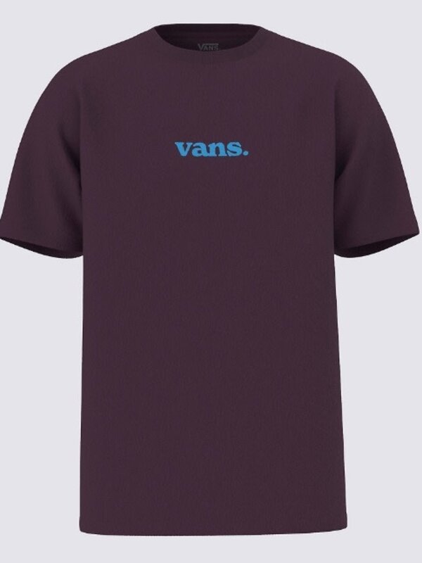 vans T-shirt homme lower corecase blackberry wine/malibu blue