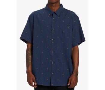 Chemise homme all day jacquard navy