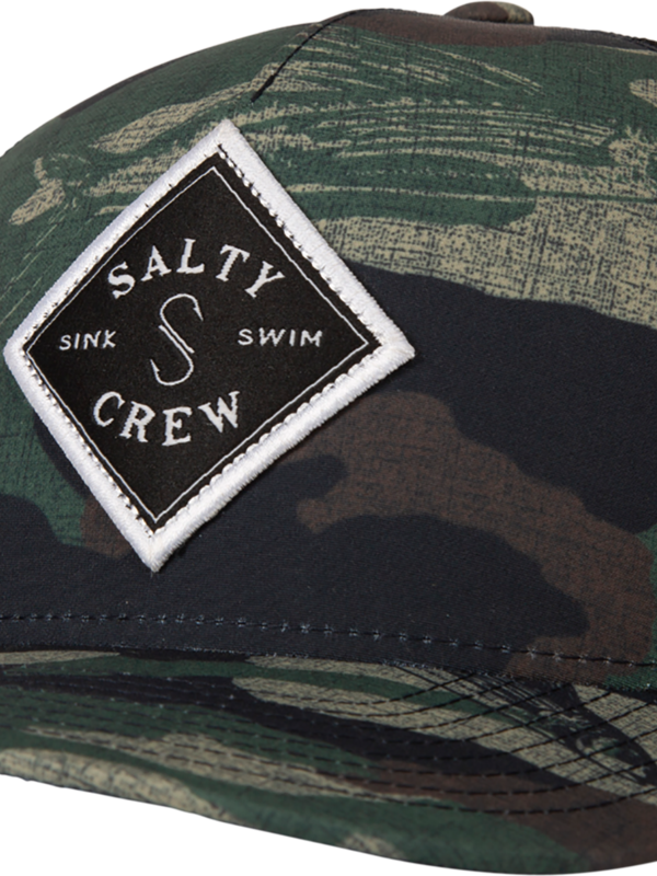 salty crew Casquette homme sealine retro trucker black/camo