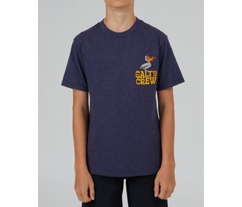 T-shirt junior seaside retro navy heather