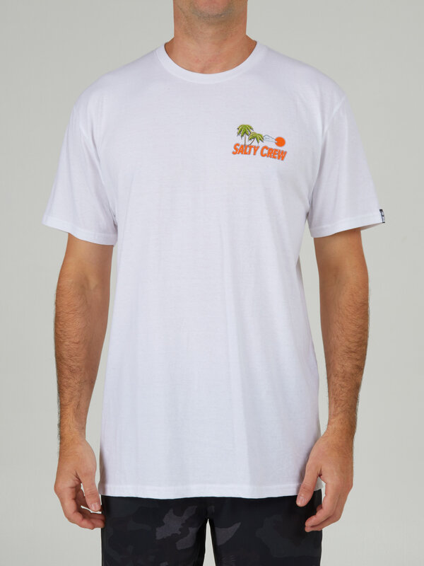 salty crew T-shirt homme tropicali classic white