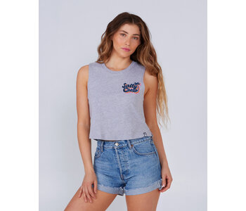 Camisole femme salty seventies crop athletic heather