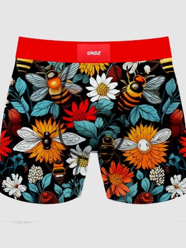 Boxer homme classic flowers and bees