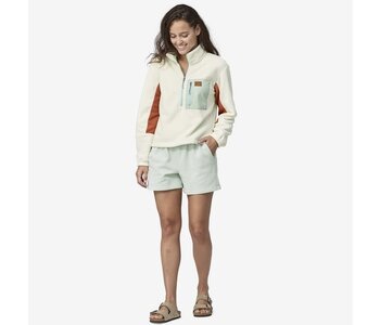 Polar femme microdini 1/2 zip birch white