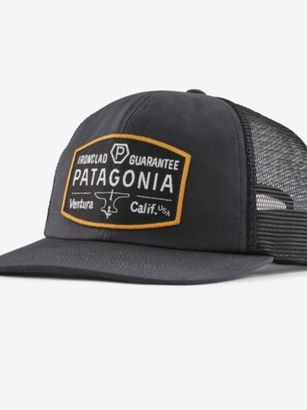 Patagonia Casquette homme relaxed trucker forge mark/ink black