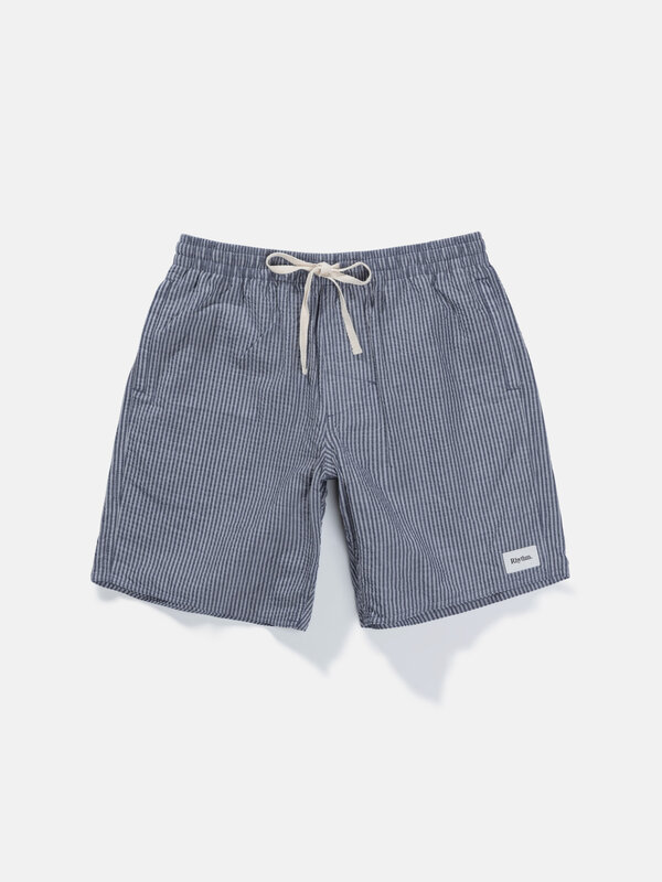 rhythm Short homme seersucker stripe  jam indigo