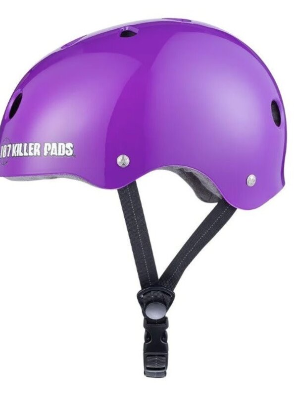 187 Killer Pads Casque skateboard sweatsaver liner purple gloss