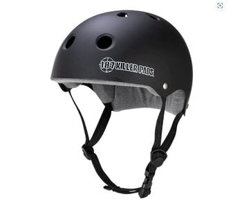 Casque skateboard sweatsaver matte black