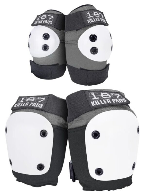 187 Killer Pads Protection combo genoux/coude grey/black