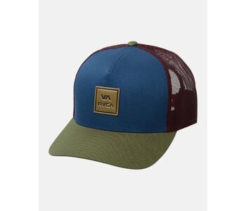 Casquette homme va atw curved brim trucker teal