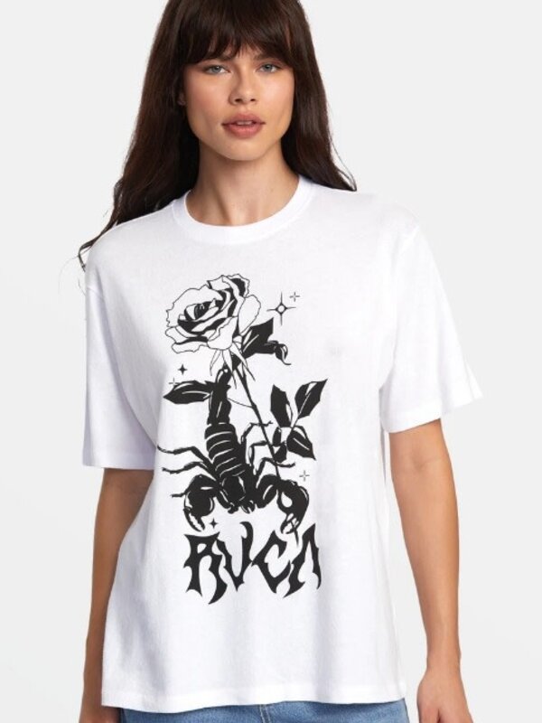 rvca T-shirt femme anyday jersey 2 white