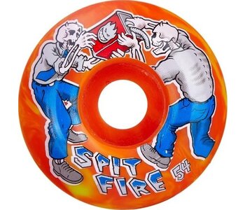 Roue skateboard team firefight classic swirl orange/yellow 99D