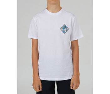 T-shirt garçon tippet tropics white